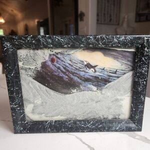 VINTAGE Fantasy Space  SAND GRAPHICS BY LEONARD PARKIN  HAND CRAFTED 1993